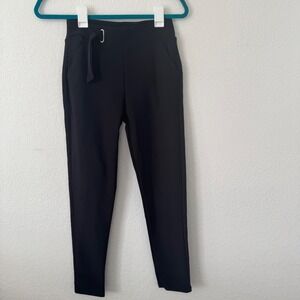 C-Mode Black‎ Casual Dress Pants Small S Sleek Career Wear Work Office